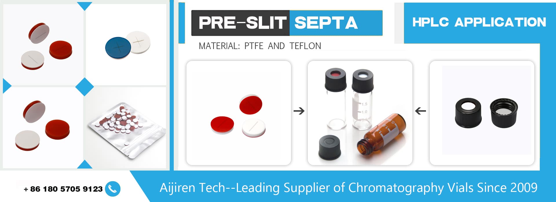 hplc septa cap supplier