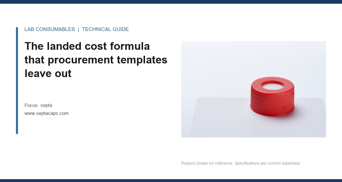 The landed cost formula that procurement templates leave out